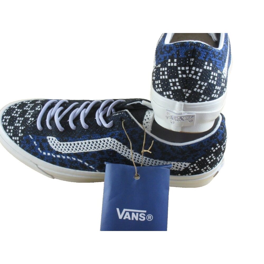 Vans Men's Lx Old Skool 36 Premium Skate shoes Cheetah Navy Blue Sizes NIB - Picture 6 of 7